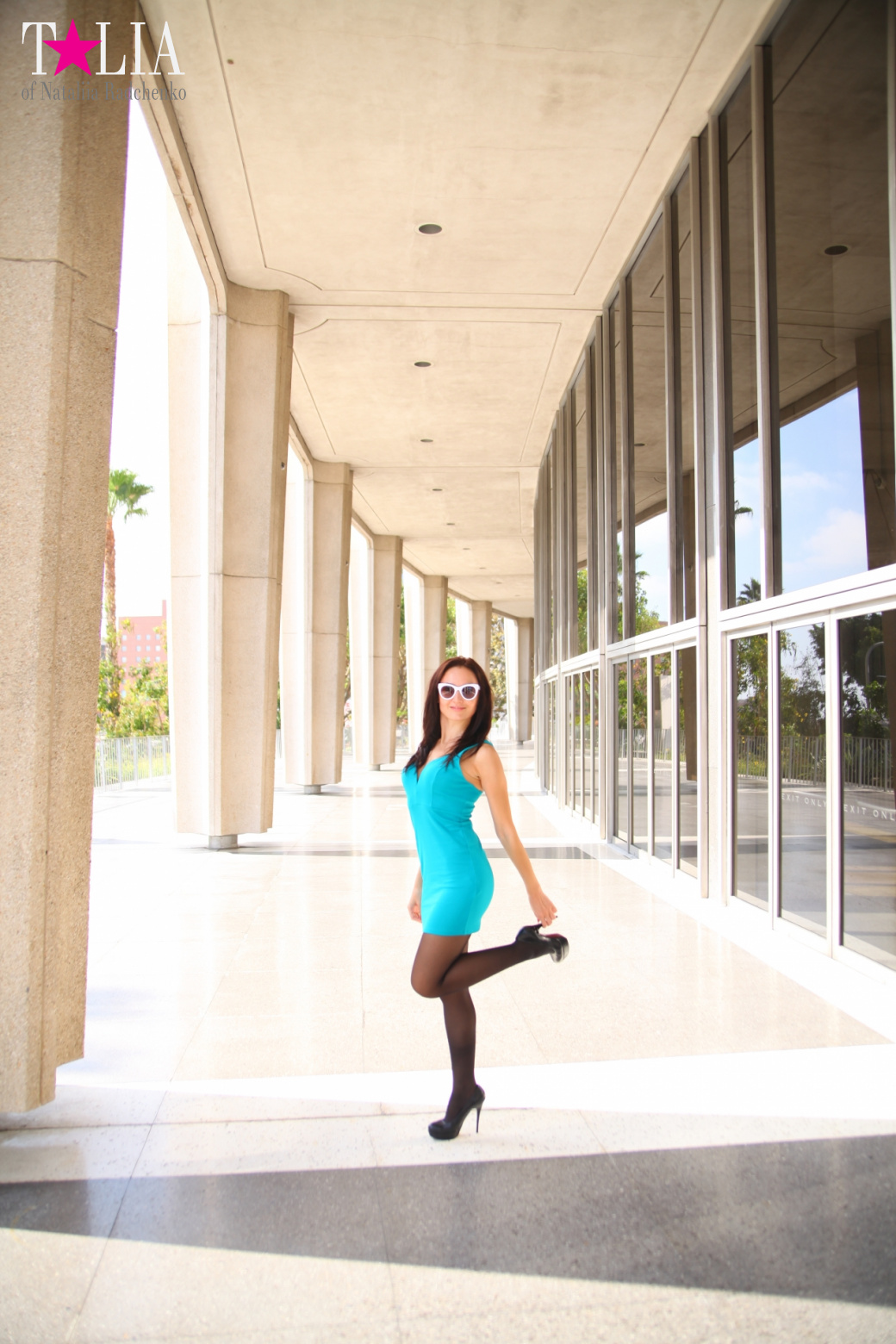 Даунтаун Лос Анджелеса + Знак LAX (Калифорния)